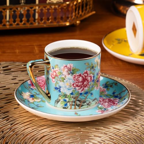 Tea Cup and Saucer (2 Count)