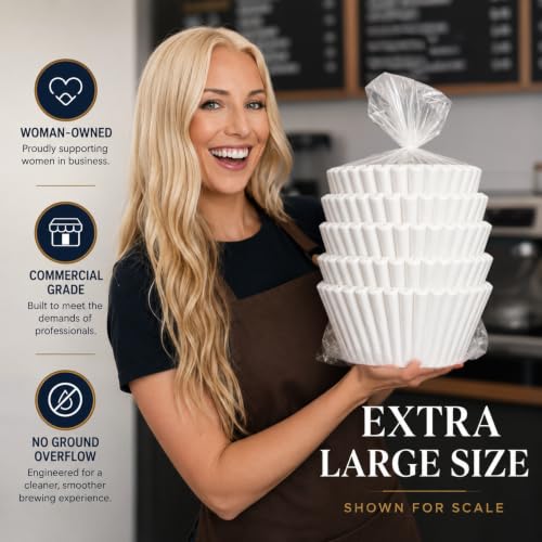 Katy’s Extra Large Commercial Coffee Filters (250 Count)