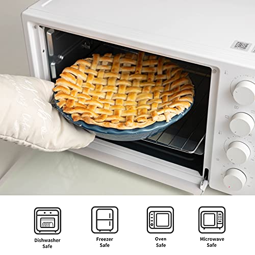Pie Pan 9 Inch Ceramic Pie Dish (2 Count)