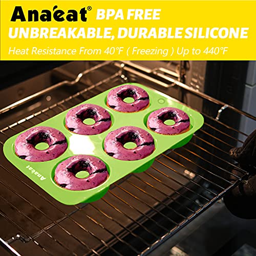 2 Pack Donut Pan Silicone Baking Mold (2 Count)