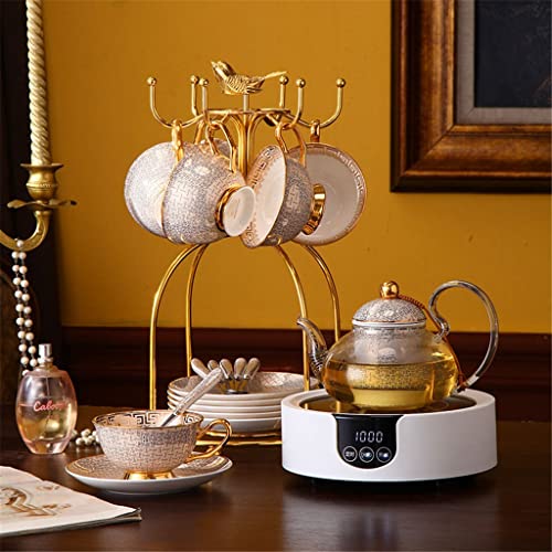 Bone China Afternoon Tea Cup and Tea Set Home Flower Teapot