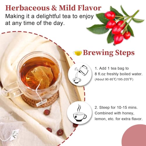 Rose Hips Tea Bags (50 Count)