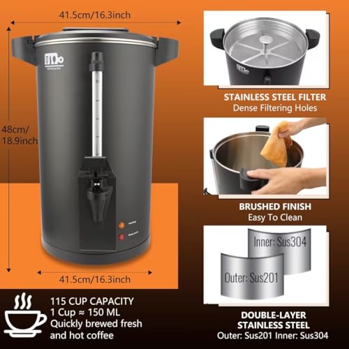 115 Cup 20L Commercial Coffee Urn