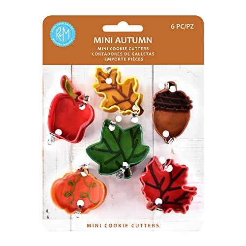 International Mini Autumn Leaf Cookie Cutters (6 Count)