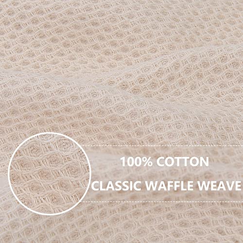 100% Cotton Oversized Waffle Weave Kitchen Towels 6 (6 Count)