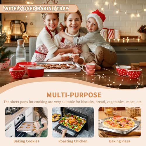 Stainless Steel Baking Sheet Pan Set of 2