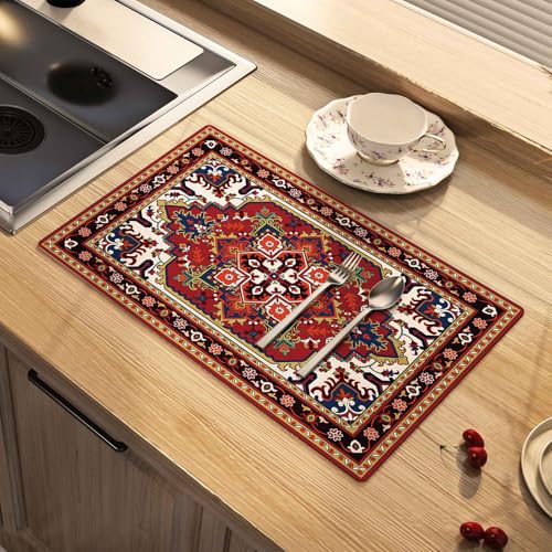 Dish Drying Mat Absorbent Soft Diatomite Coffee Mat