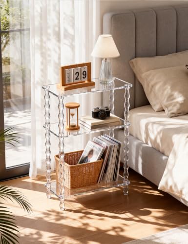Acrylic Side Table Narrow