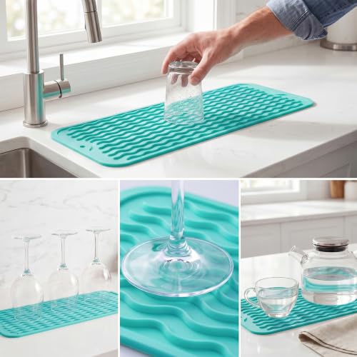 Silicone Dish Drying Mat for Multiple Usage