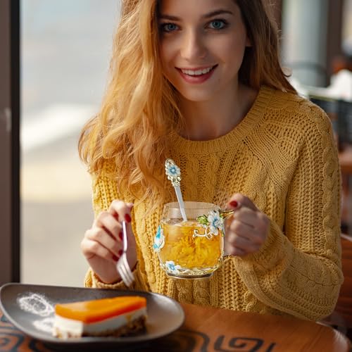 Tea Cup Glass Coffee Mugs (34.99 Count)