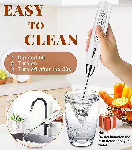 Handheld Milk Frother Wand for Coffee