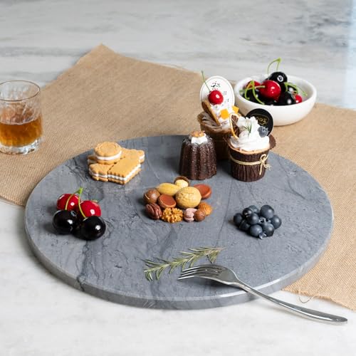 16" Grey Marble Pastry Cutting Board