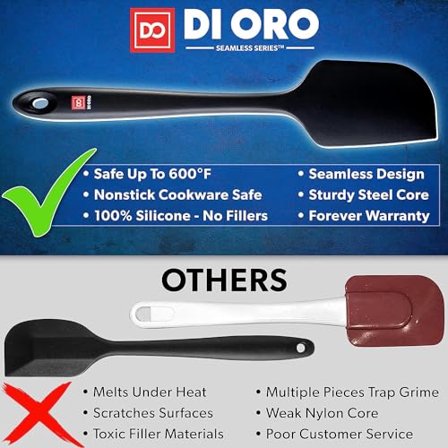 DI ORO Silicone Spatula Set (4 Count)