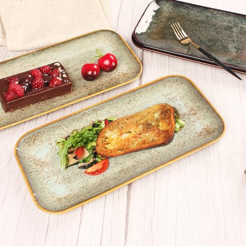 Ceramic Dinner Plates Dish Set (4 Count)