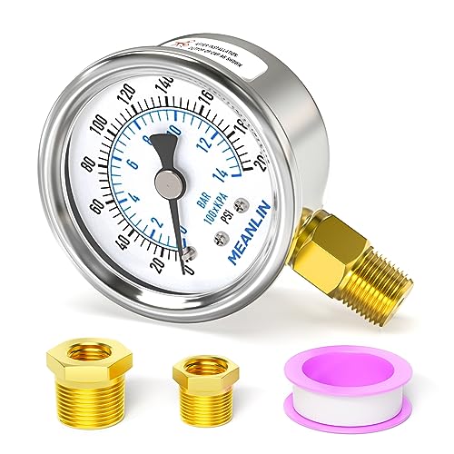 0~200Psi Dry Pressure Gauge Stainless Steel 1