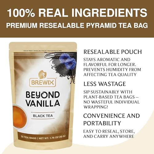 Vanilla Caramel Black Tea Bags (25 Count)