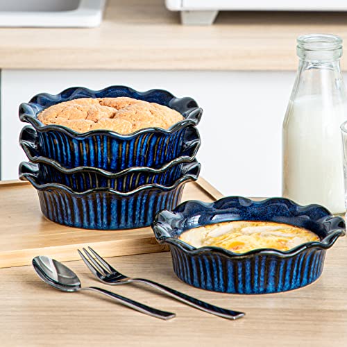Ceramic Mini Pie Pans Set of 6 (6 count)