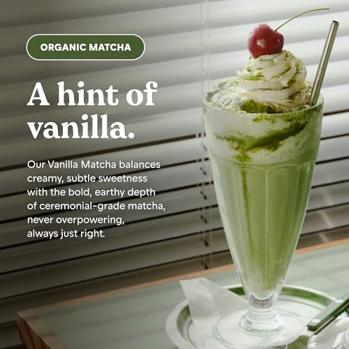 Vanilla Matcha Ceremonial Grade Green Tea Powder