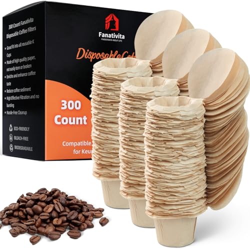 300ct K Cup Coffee Filters with Genius Lid (300 Count)