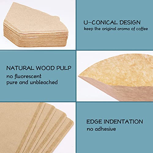 4 Cone Coffee Filters (200 Count)