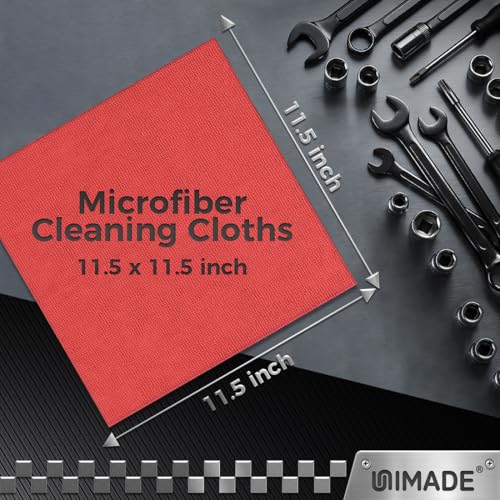 Shop Towels 100 Pack Commercial Grade Work Rags Microfiber Towel (100 Count)