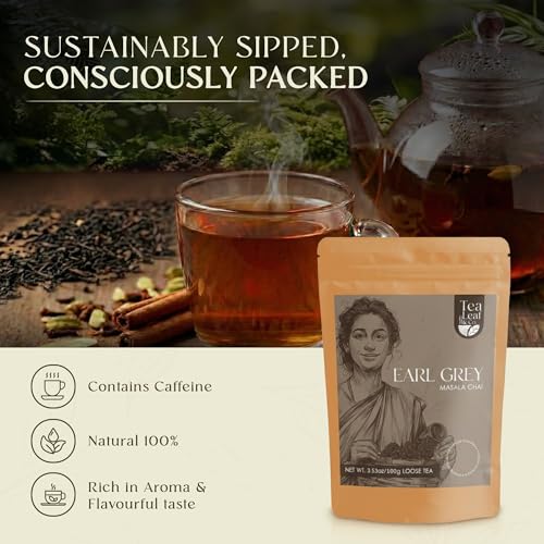 Earl Grey Masala Chai Loose Leaf Tea (3.53 Ounce)