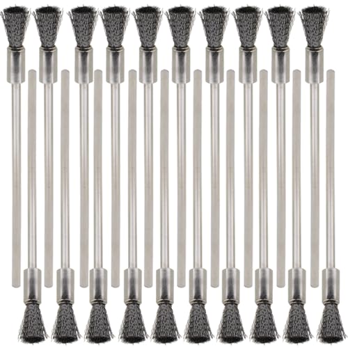 20PCS Wire Brushes with Extended Handle