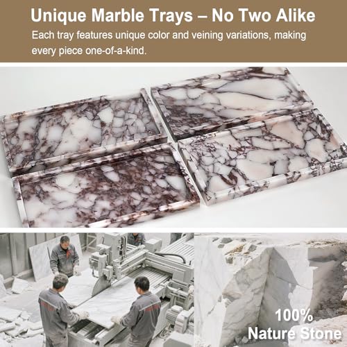 Natural Marble Vanity Tray