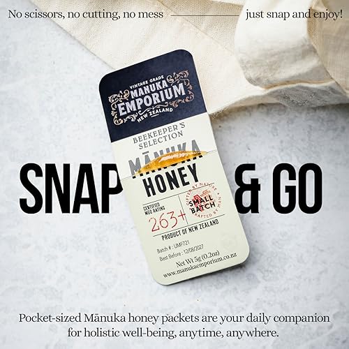 MGO263+ 100% Raw Manuka Honey 72 (72 Count)