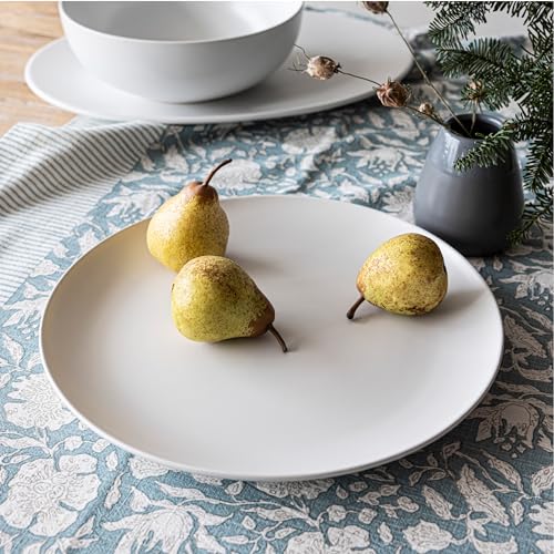over&back Coupe Stoneware Serving Platter