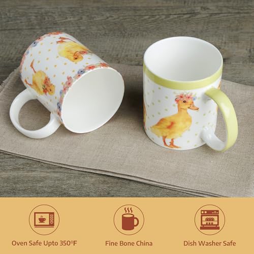 Coffee Mug with Handles Tea Cups (2 Count)