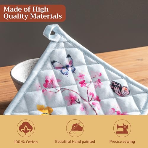 Pot Holders 100% Cotton Potholders (2 Count)
