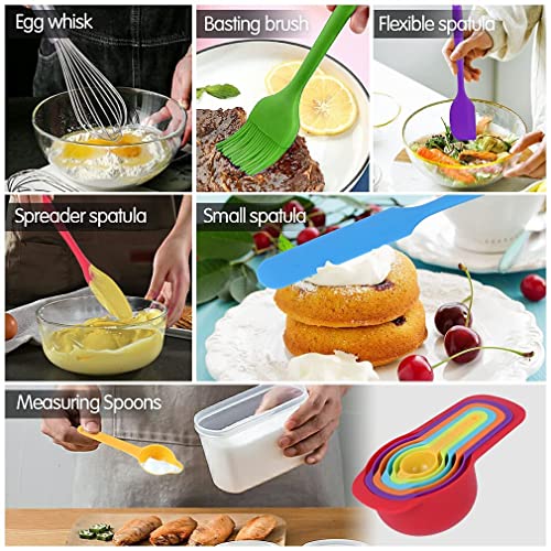20PCS Stainless Steel Mixing Bowls with Airtight Lids Set