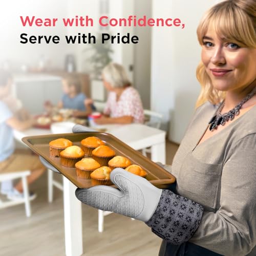 UltraShield Silicone Oven Mitts (2 Count)