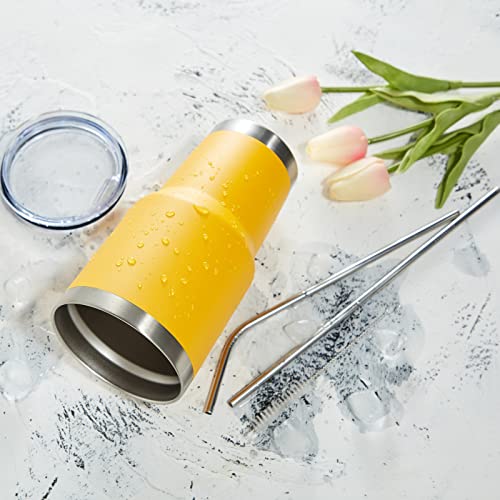 30oz Insulated Tumbler With Lids and Straws (4 Count)