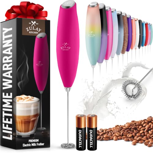 Zulay Powerful Milk Frother for Coffee with Upgraded Titanium Motor