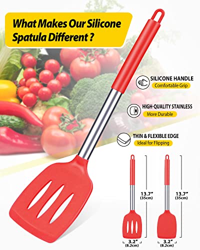 Pack of 2 Silicone Solid Turner (2 Count)