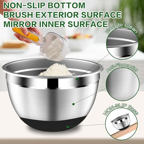 Mixing Bowls with Lids Set (16 Count)