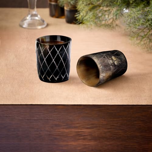 Viking Horn Shot Glasses Set of 4 (4 Count)