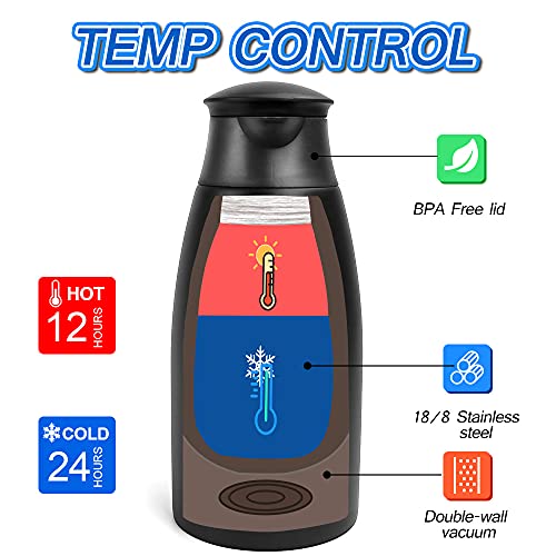 70oz Coffee Carafe Airpot Insulated Coffee Urn Stainless Steel Vacuum Thermal Pot Flask Dispenser for Coffee