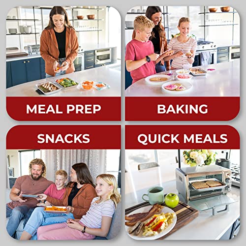 Toaster Oven Pan Nonstick Aluminum Small Tray Set of 2 (2 Count)