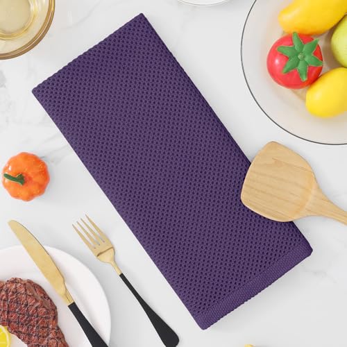 100% Cotton Waffle Weave Kitchen Dish Towels 24 (24 Count)