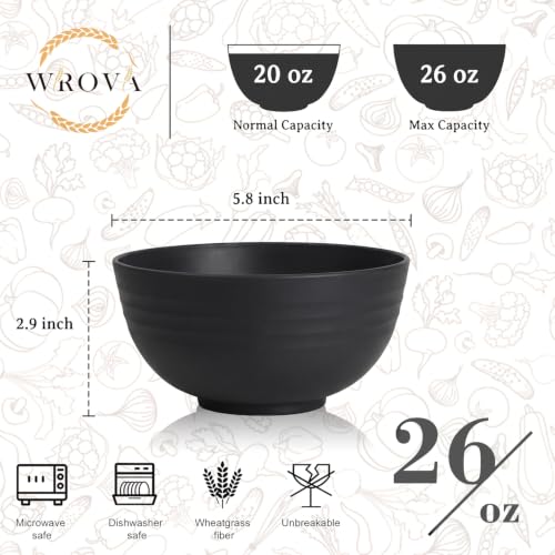 26oz Cereal Bowls Set of 6