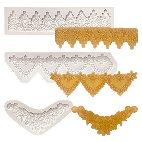 Lace Fondant Mold Set of 3