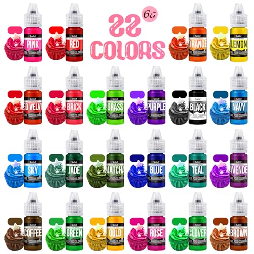 Food Coloring Gel Set (4.6 Fl Oz)