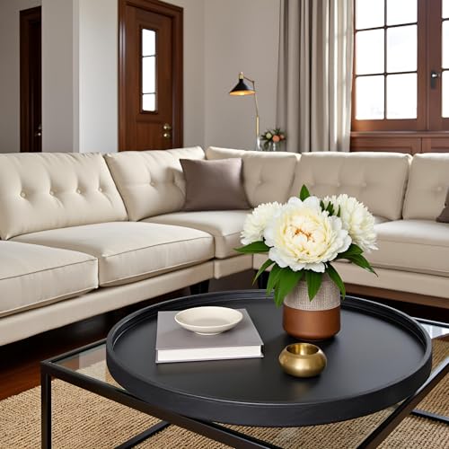 30x30 Inch Round Ottoman Tray