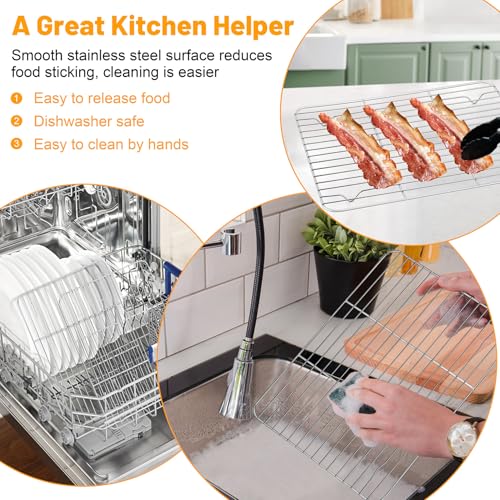 Cooling Rack 11.7” x 9” Stainless Steel Wire Baking Rack