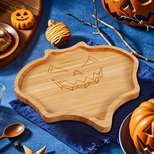 Bat Shaped Bamboo Serving Tray