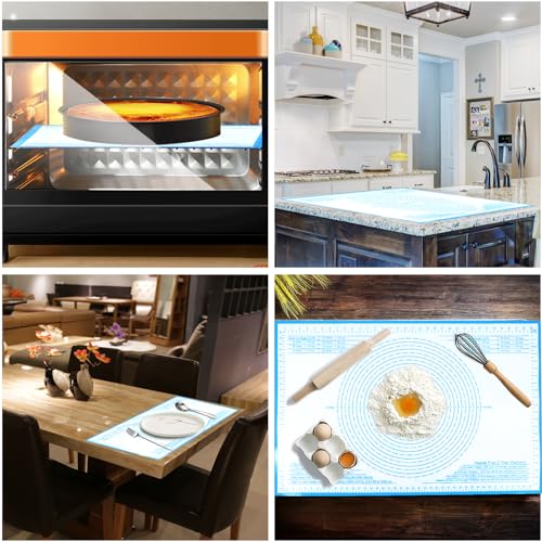 Silicone Pastry Mat 36X24 inch Baking Mat for Rolling Dough