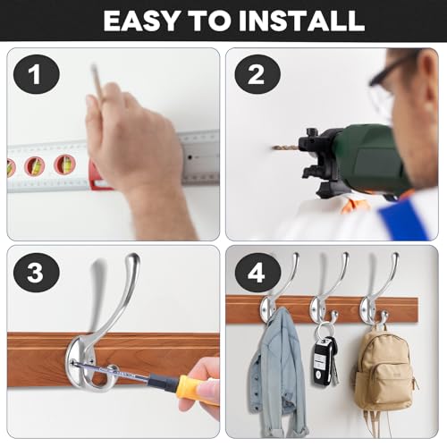 Wall Hooks for Hanging (20 Count)